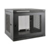 Tripp Lite series SmartRack 9U Low-Profile Switch-Depth-Plus Wall-Mount Mini Rack Enclosure