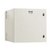 Tripp Lite series SmartRack Industrial Enclosure with Lock - NEMA 4, Wall Mount, Metal Construction, Hinged Back, 32 in. Depth, 12U, Gray