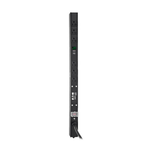 c4f14048203669d25db29f8ee27f1841 Tripp Lite series 2kW Single-Phase Local Metered PDU, 100-127V Outlets (6 5-15/20R), L5-20P/5-20P adapter, 0U Vertical, 24-in.