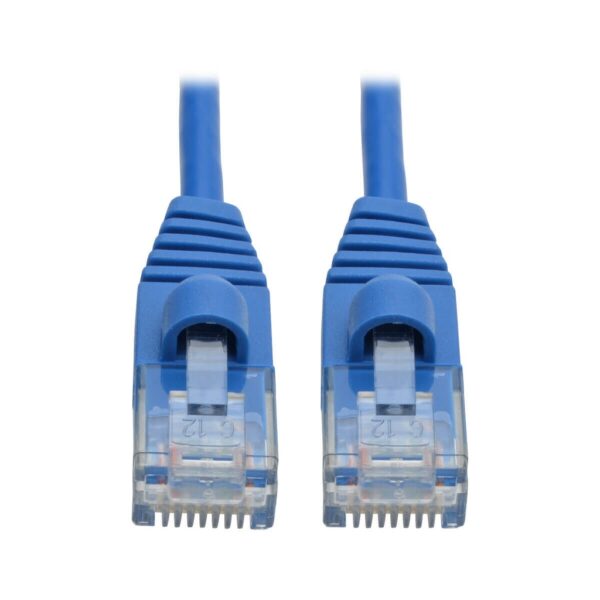 Tripp Lite series Cat6a 10G Snagless Molded Slim UTP Ethernet Cable (RJ45 M/M), Blue, 4 ft. (1.22 m)