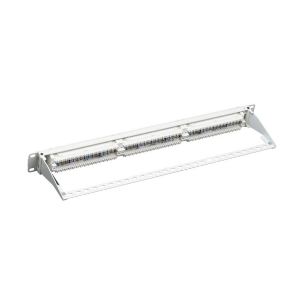 c52c9f755dd3619d5ecf90e21da78256 Tripp Lite series 24-Port Cat6 Patch Panel - 4PPoE Compliant, 110/Krone, 568A/B, RJ45 Ethernet, 1U Rack-Mount, White, TAA