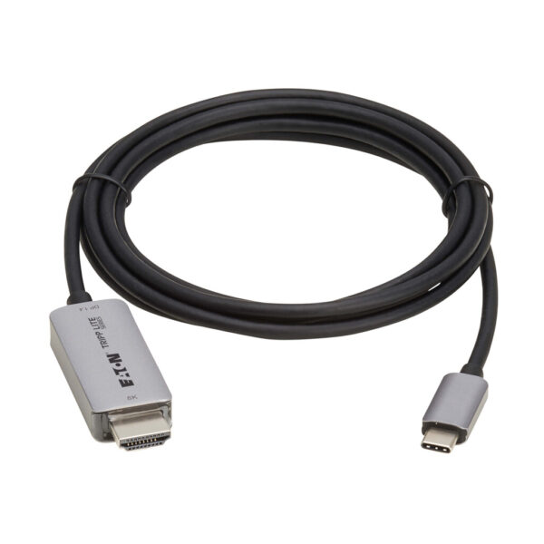 c5425bab315d0f69ac478a6760e0bf62 Tripp Lite series USB-C to HDMI Active Adapter Cable (M/M) - 8K 60 Hz, 4K 144 Hz, HDR, 4:4:4, HDCP 2.3, Black, 6 ft. (1.8 m)