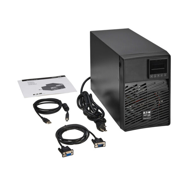 c5444c81a48abbbbaf09541aebb93dd7 Tripp Lite series SmartOnline 120V 700VA 630W Double-Conversion UPS, 6 Outlets, Network Card Option, LCD, USB, DB9, Tower
