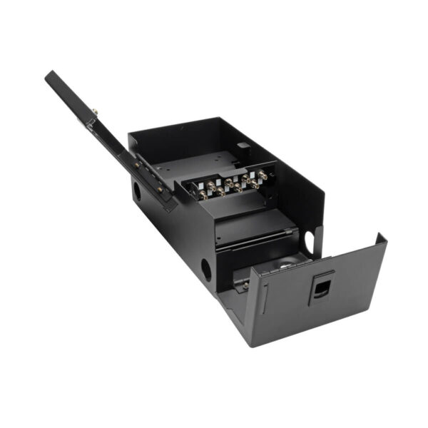Tripp Lite series High-Density Fiber Adapter Panel (MMF/SMF), 8 ST Simplex Connectors, Black