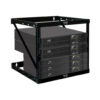 Tripp Lite series SmartRack 12U Heavy-Duty Flat-Pack Low-Profile Switch-Depth Wall-Mount 2-Post Open Frame Rack