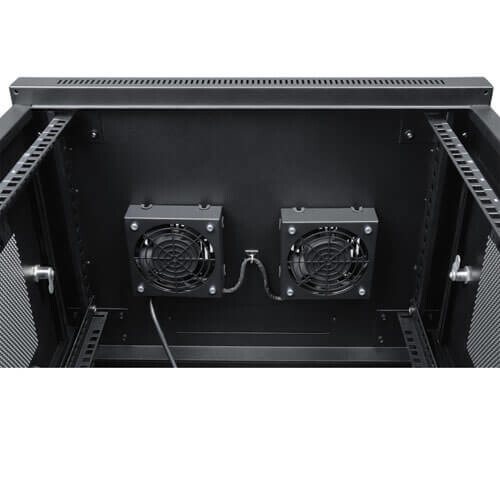 Tripp Lite series SmartRack Wall-Mount Roof Fan Kit - 2-120V high-performance fans; 210 CFM; 5-15P plug