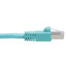 c584e02bcdb8132bc28a8bc490c9aa72-5 Tripp Lite series Cat6a 10G Snagless Shielded STP Ethernet Cable (RJ45 M/M), PoE, Aqua, 10 ft. (3.05 m)