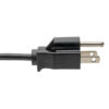 Tripp Lite series 3-Slot Power Cord, NEMA 5-15P to C5 - Laptop/Notebook, 10A, 125V, 18 AWG, 10 ft. (3.05 m), Black