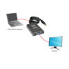Tripp Lite series USB 2.0 to VGA Dual-Monitor Adapter, 128 MB SDRAM, 1920 x 1080 (1080p) @ 60 Hz