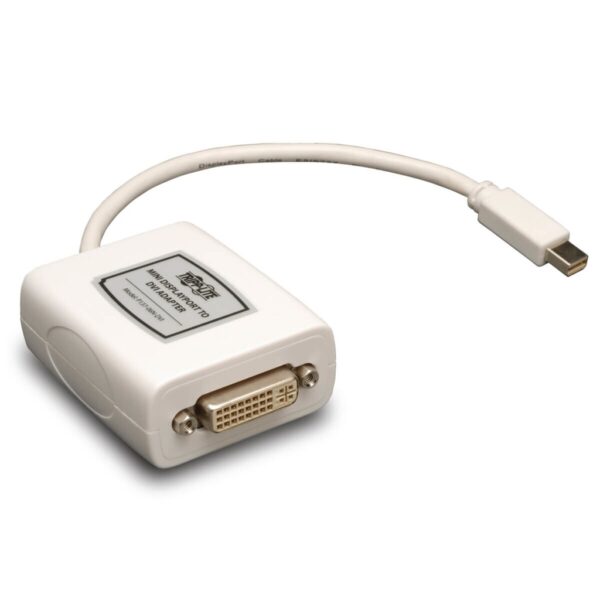 c68650a4d1e2dff0c458d7a434797174 Tripp Lite series Keyspan Mini DisplayPort to DVI Adapter, Video Converter for Mac/PC, White (M/F), 6-in. (15.24 cm), TAA