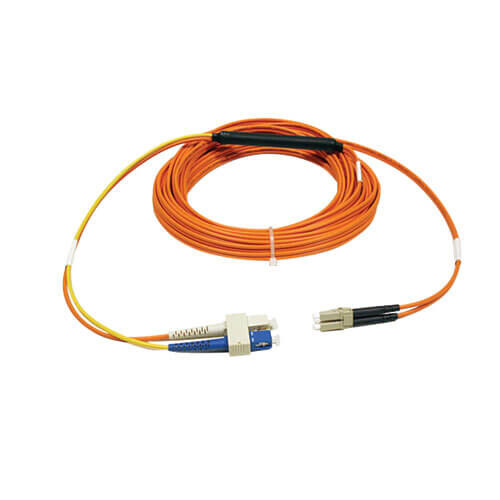 Tripp Lite series Fiber Optic Mode Conditioning Patch Cable (SC/LC), 1M (3 ft.)