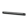 Tripp Lite series 24-Port 1U Rack-Mount Cat6/Cat5 110 Patch Panel, 568B, RJ45 Ethernet, TAA