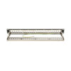 Tripp Lite series 24-Port 1U Rack-Mount Shielded Blank Keystone/Multimedia Patch Panel, RJ45 Ethernet, USB, HDMI, Cat5e/6