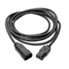 Tripp Lite series PDU Power Cord, C13 to C14 - 10A, 250V, 18 AWG, 15 ft. (4.57 m), Black