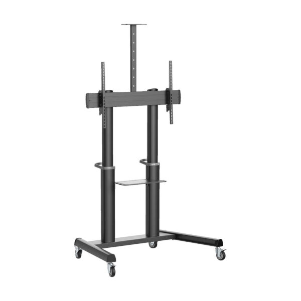 c76797ce7aa872fe0753fa8a6a201763 Tripp Lite series Safe-IT Heavy-Duty Rolling Cart for 70" to 120" Displays, UL Certified, Antimicrobial Protection