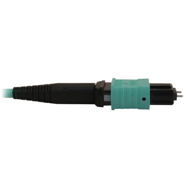 c78771800bf921e8e6bf226e63beebc0 Tripp Lite series 40/100/400G Multimode 50/125 OM3 Fiber Optic Cable (12F MTP/MPO-PC M/F), LSZH, Aqua, 5 m (16.4 ft.)