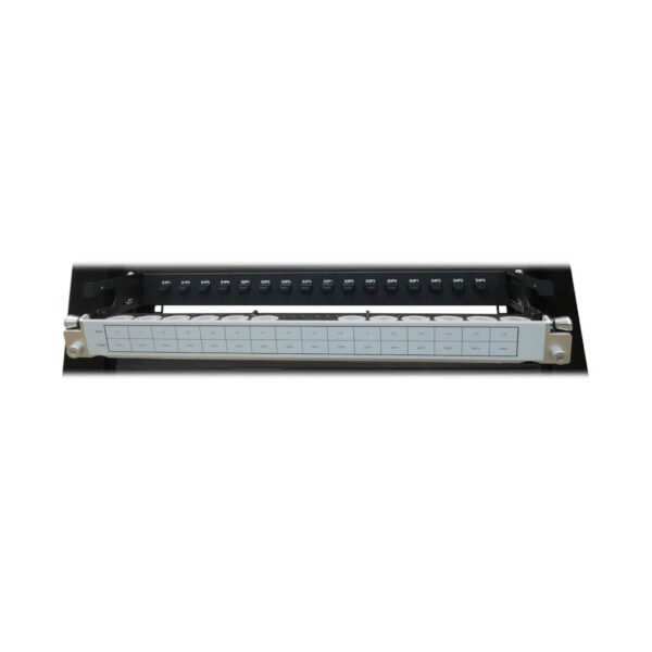 c78f80d95e20e539a9360d24fdce716d Tripp Lite series Spine-Leaf MPO Panel with Key-Up to Key-Down MTP/MPO Adapter - 12F MTP/MPO-APC M/M, 8F OS2 Singlemode, 16 x 16 Ports, 1U