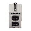 Tripp Lite series Isobar 2-Outlet Surge Protector, Direct Plug-In, 1410 Joules, Diagnostic LEDs, Metal Housing