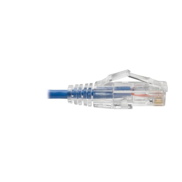 c7dc81e8820195f777c25ad0d4971499 Tripp Lite series Cat6 Gigabit Snagless Slim UTP Ethernet Cable (RJ45 M/M), PoE, Blue, 7 ft. (2.13 m)