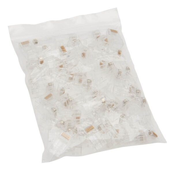 Tripp Lite series Cat6 RJ45 Pass-Through UTP Modular Plug, 50 Pack, TAA