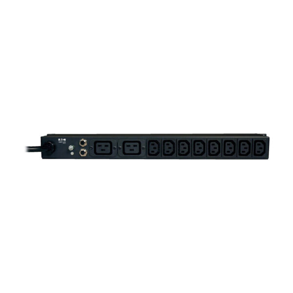 c8056dc95faa7eea32cac141a6793687 Tripp Lite series 1.9-3.8kW Single-Phase 120-240V Basic PDU, 14 Outlets (12 C13 & 2 C19), C20 with 5 Adapters, 10 ft. (3.05 m) Cord, 1U Rack-Mount