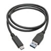 c845491548a9e36c909b76e93cfc7008 Tripp Lite series USB-C to USB-A Cable (M/M), USB 3.2 Gen 2 (10 Gbps), USB-IF Certified, Thunderbolt 3 Compatible, 3 ft. (0.91 m)