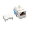 c866dd577d1da3431233bd93b95eedac Tripp Lite series Cat6/Cat5e 110 Style Punch Down Keystone Jack - White, TAA