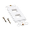 c8799f52b7ae59aa4af4abab9d42956e Tripp Lite series Center Plate Insert, Decora Style - Vertical, 2 Ports, TAA