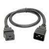 c87c8768bcf5d7665c5b9df2450facb9 Tripp Lite series Power Extension Cord, C19 to C20 - Heavy-Duty, 20A, 250V, 12 AWG, 2 ft. (0.61 m), Black