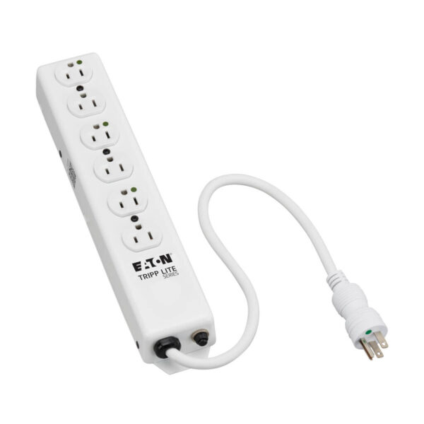 c8a2336f905e8708f763dd7646686eb1 Tripp Lite series Safe-IT Medical-Grade Power Strip, UL 1363, 6x Hospital-Grade Outlets, Antimicrobial, 1.5 ft. (0.45 m) Cord
