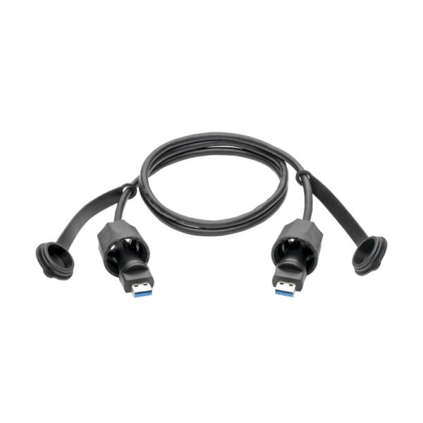 c8f1465e9177f6dc89b561d42d9ab5ab Tripp Lite series USB 3.0 SuperSpeed A to A M/M Cable, Industrial - IP68, Shielded, 3 ft. (0.91 m), TAA