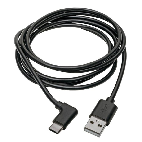 c91618095fd431fea91389e39abaac33 Tripp Lite series USB-A to USB-C Cable, Right-Angle USB-C, USB 2.0, (M/M), 6 ft. (1.83 m)