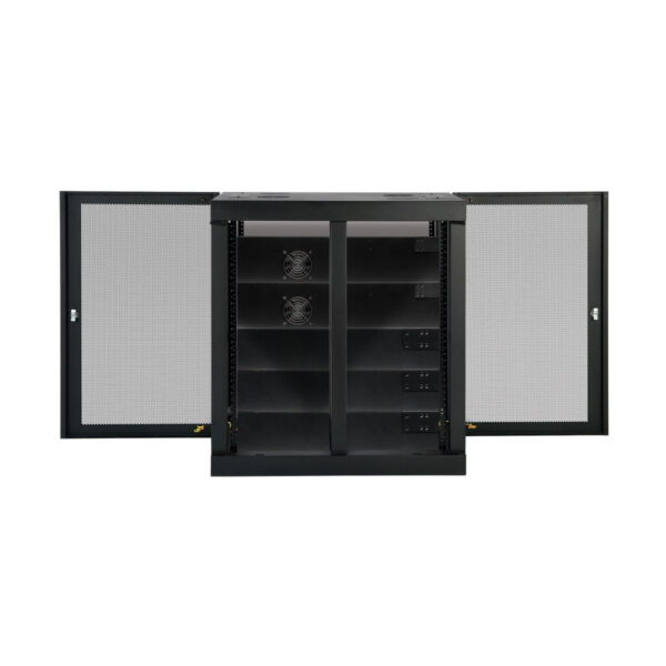 c930eb52e6903fd55c8ff864b98f40a2 Tripp Lite series SmartRack 18U Heavy-Duty Low-Profile Server-Depth Side-Mount Wall-Mount Rack Enclosure Cabinet