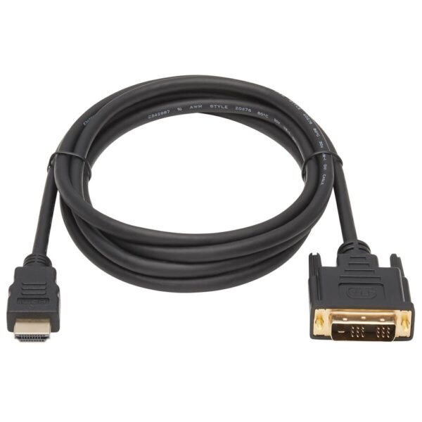 c94a10f2c760d8251fd00cd7fcdf19cd-1 Tripp Lite series HDMI to DVI Adapter Cable (HDMI to DVI-D M/M), 6 ft. (1.8 m)