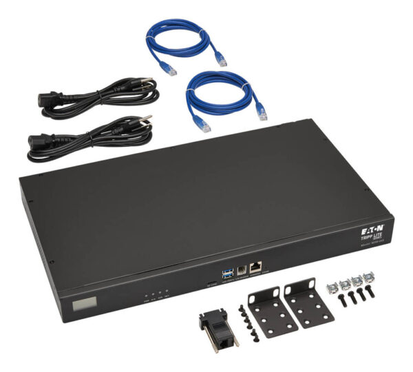 Tripp Lite series 48-Port Console Server, USB Ports (2) - Dual GbE NIC, 16 Gb Flash, SD Card, Desktop/1U Rack, TAA