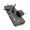 Tripp Lite series Protect It! 12-Outlet Surge Protector, 8 ft. (2.43 m) Cord, 4320 Joules, Tel/Modem/Coax Protection, 2 USB Ports, Black