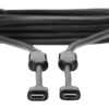 Tripp Lite series USB-C Full-Function Active Cable (M/M) with Repeater - USB 3.2 Gen 2 (10 Gbps), 8K 60 Hz, 60W PD Charging, 5 m (16.4 ft.), Black