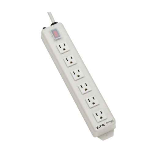 Tripp Lite series Power It! 6-Outlet Power Strip, 6 ft. (1.83 m) Cord, Power Switch Cover