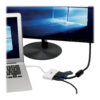 Tripp Lite series USB-C to DVI Adapter with USB 3.x (5Gbps) Hub Port and PD Charging, White