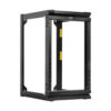 Tripp Lite series SmartRack 16U Wall-Mount 2-Post Open Frame Rack, Hinged Front, Heavy Duty