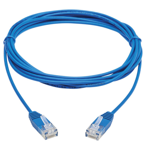 Tripp Lite series Cat6a 10G Molded Ultra-Slim UTP Ethernet Cable (RJ45 M/M), Blue, 10 ft. (3.05 m)