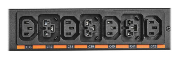 Eaton Single-Phase Metered Input Rack PDU G4, 208V, 42 Outlets, 24A, 5.8kW, L6-30 Input, 10 ft. Cord, 0U Vertical