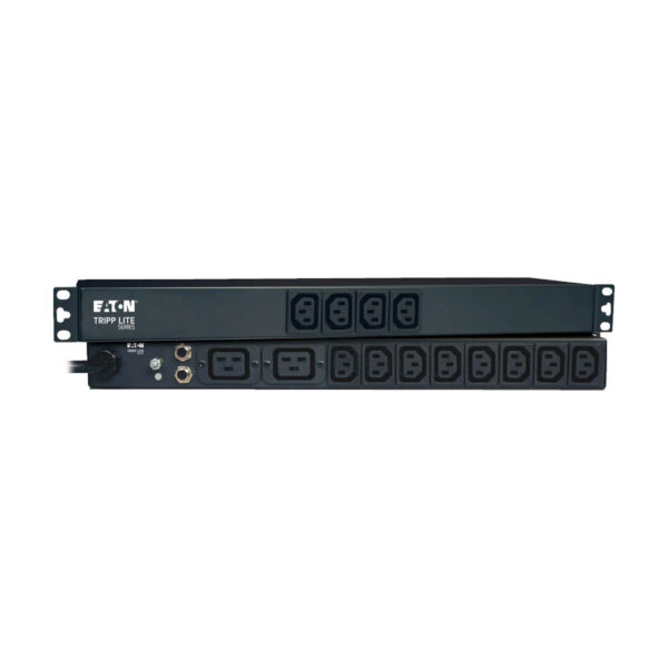c9f81a12e777295ca8c82188cab3e310 Tripp Lite series 1.9-3.8kW Single-Phase 120-240V Basic PDU, 14 Outlets (12 C13 & 2 C19), C20 with 5 Adapters, 10 ft. (3.05 m) Cord, 1U Rack-Mount