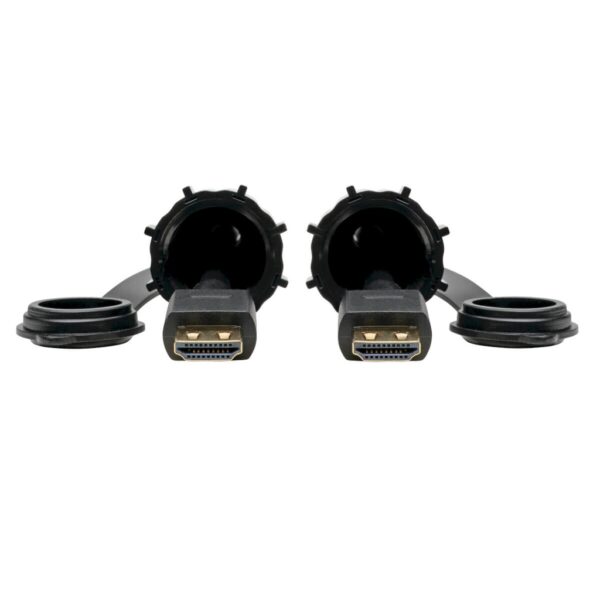 ca1846a059a24c3cd0e2d90b9d13ac6e Tripp Lite series High-Speed HDMI Cable (M/M) - 4K 60 Hz, HDR, Industrial, IP68, Hooded Connectors, Black, 12 ft.