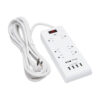 ca20876ab8ac721a6faa77740ea29361 Tripp Lite TLP64USBRA15 surge protector White 6 AC outlet(s) 110 - 125 V 4,57 m