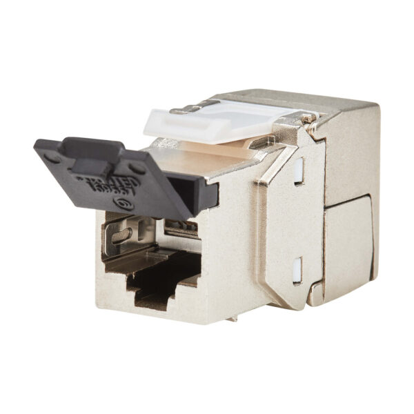 Tripp Lite series Cat8 STP Shielded Tool-Free Keystone Jack, 568A/568B, TAA