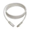 ca6a66861545d26994d48222dd39817d Tripp Lite series Cat6 Gigabit Molded (UTP) Ethernet Cable (RJ45 M/M), PoE, White, 7 ft. (2.13 m)