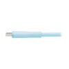 Tripp Lite series Safe-IT USB-A to USB-C Antibacterial Cable, USB 2.0, Ultra Flexible (M/M), Light Blue, 6 ft. (1.8 m)