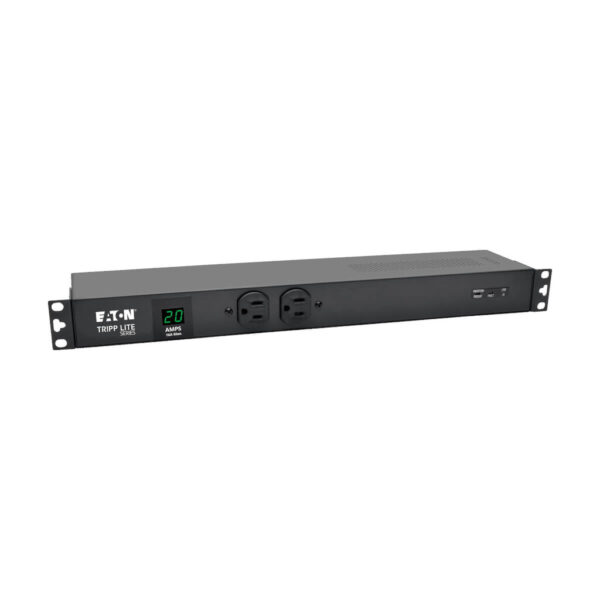 Tripp Lite 2kW 1-Phase Local Metered PDU with ISOBAR, 3840 Joules, 100-127V, 12x 5-20R, 2x 5-15R, L5-20P/5-20P, 15 ft. Cord, 1U Rack - PDUMH20-ISO