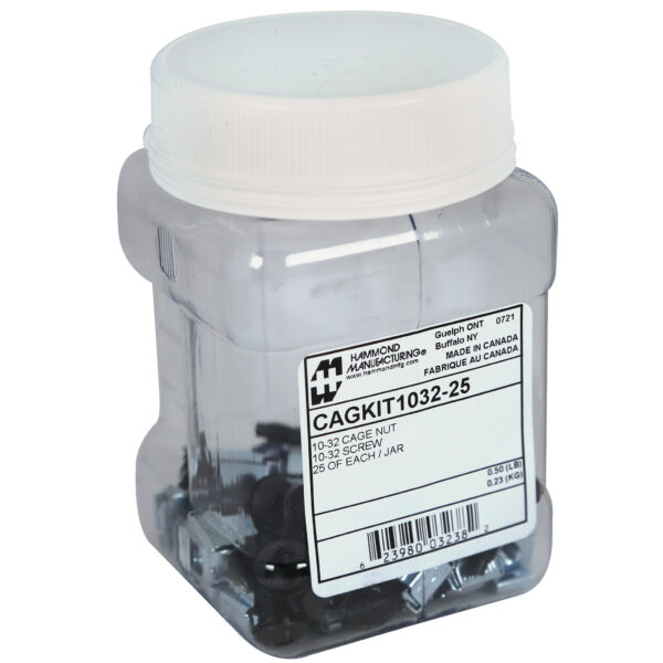 Hammond 25PK 10-32 CAGNUTS & SCREWS